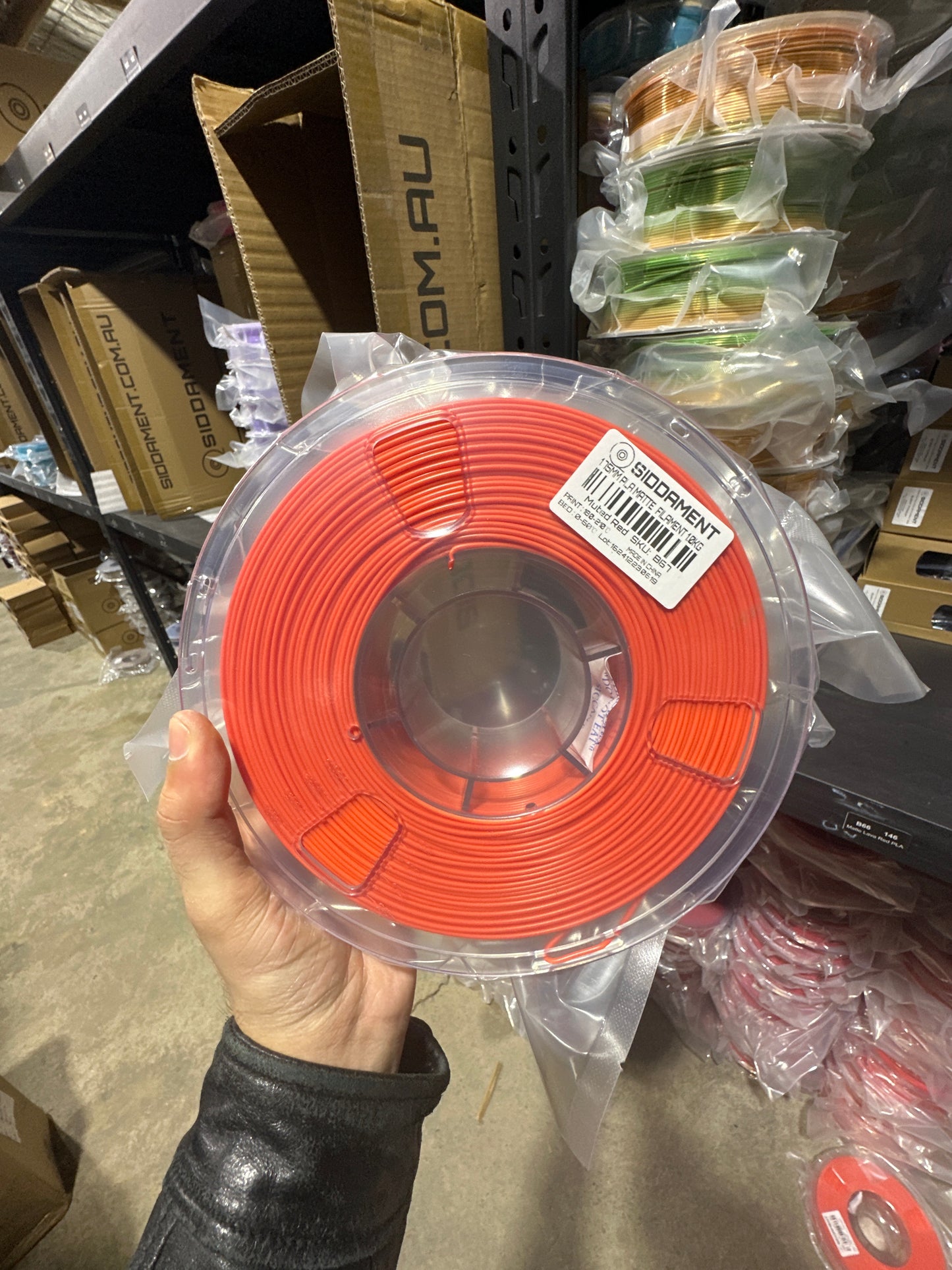 Matte Muted Red PLA