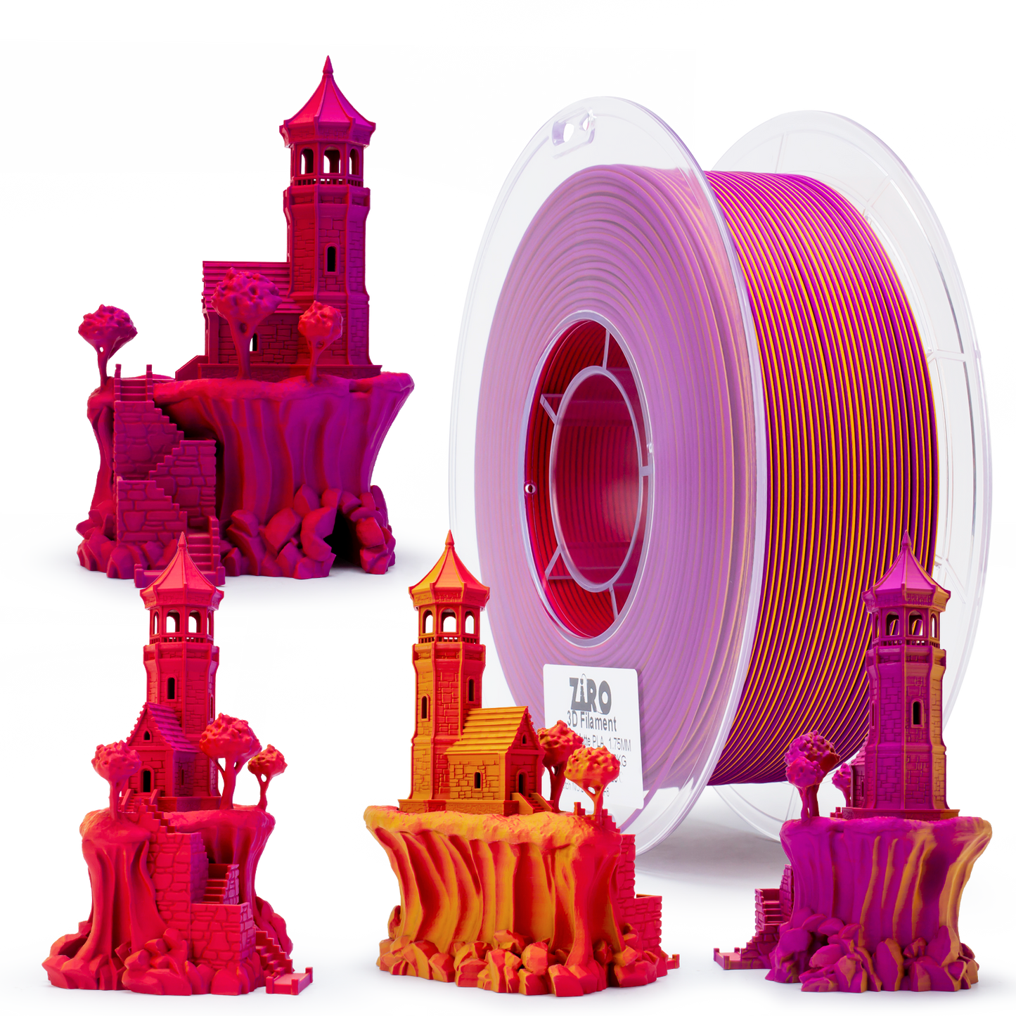 Afterglow Tri Colour Matte PLA