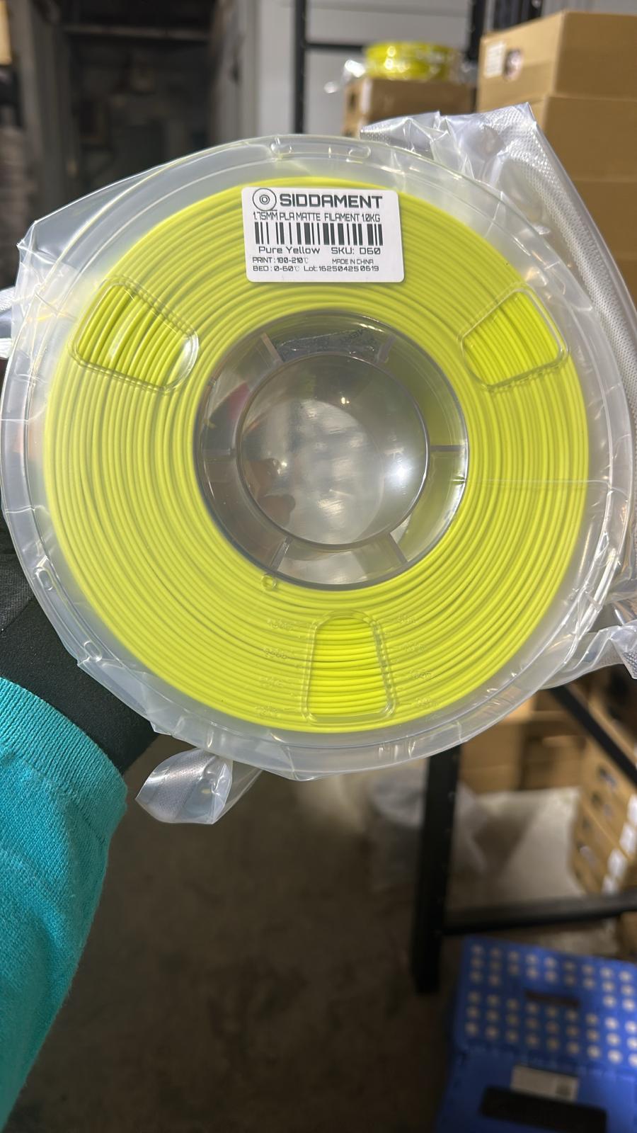 Matte Pure Yellow PLA