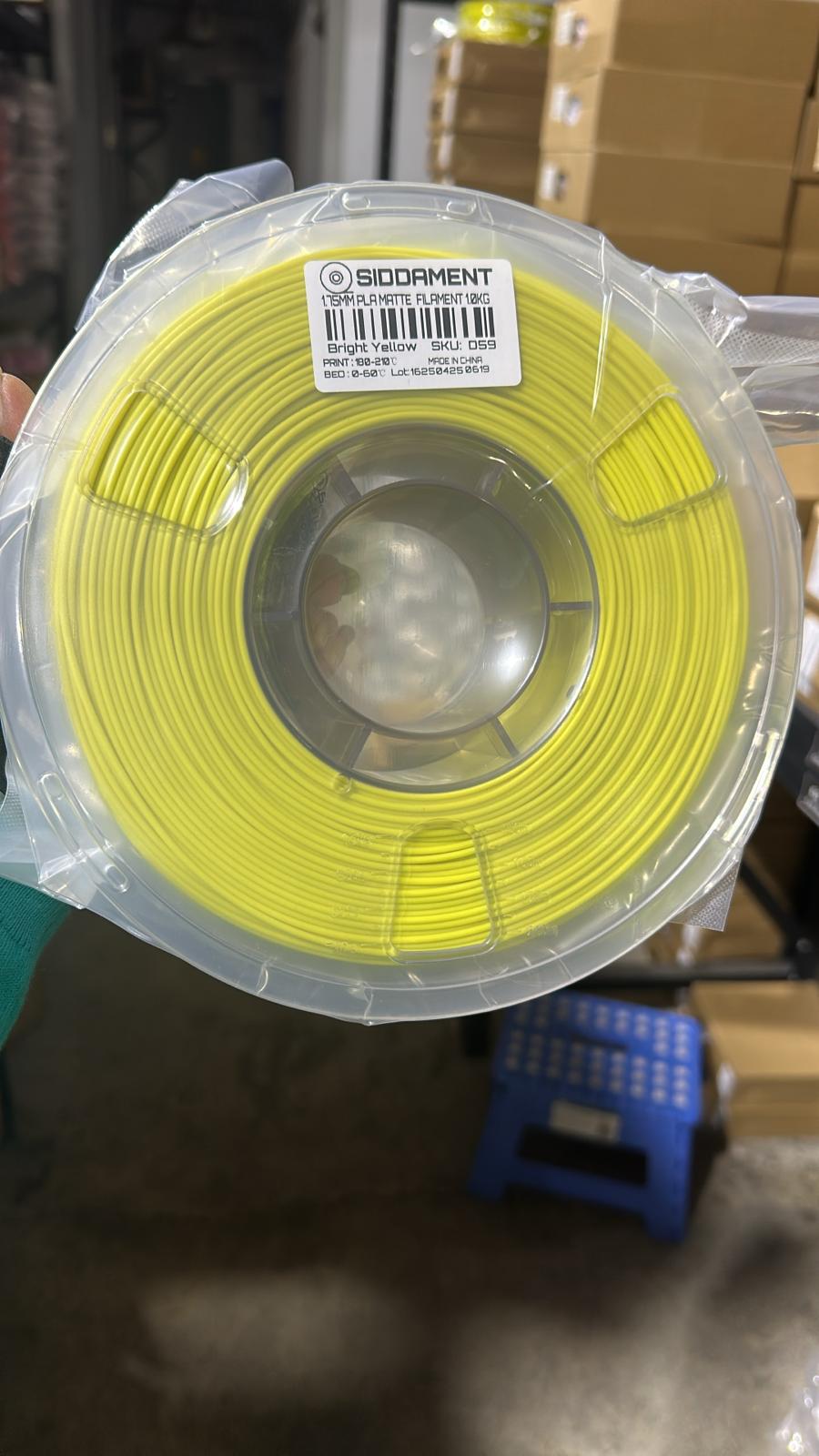 Matte Bright Yellow PLA