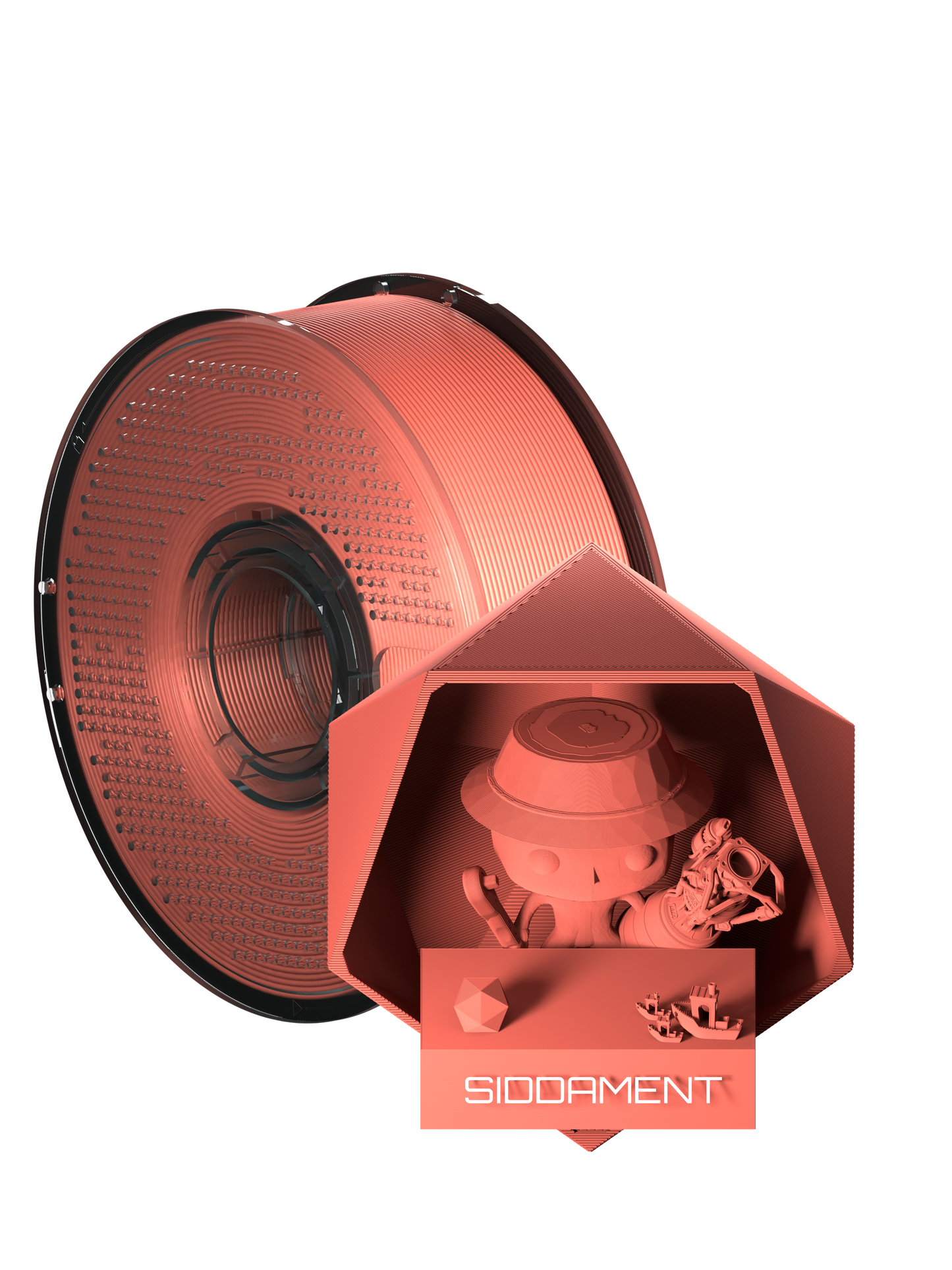 Matte Coral PLA V2