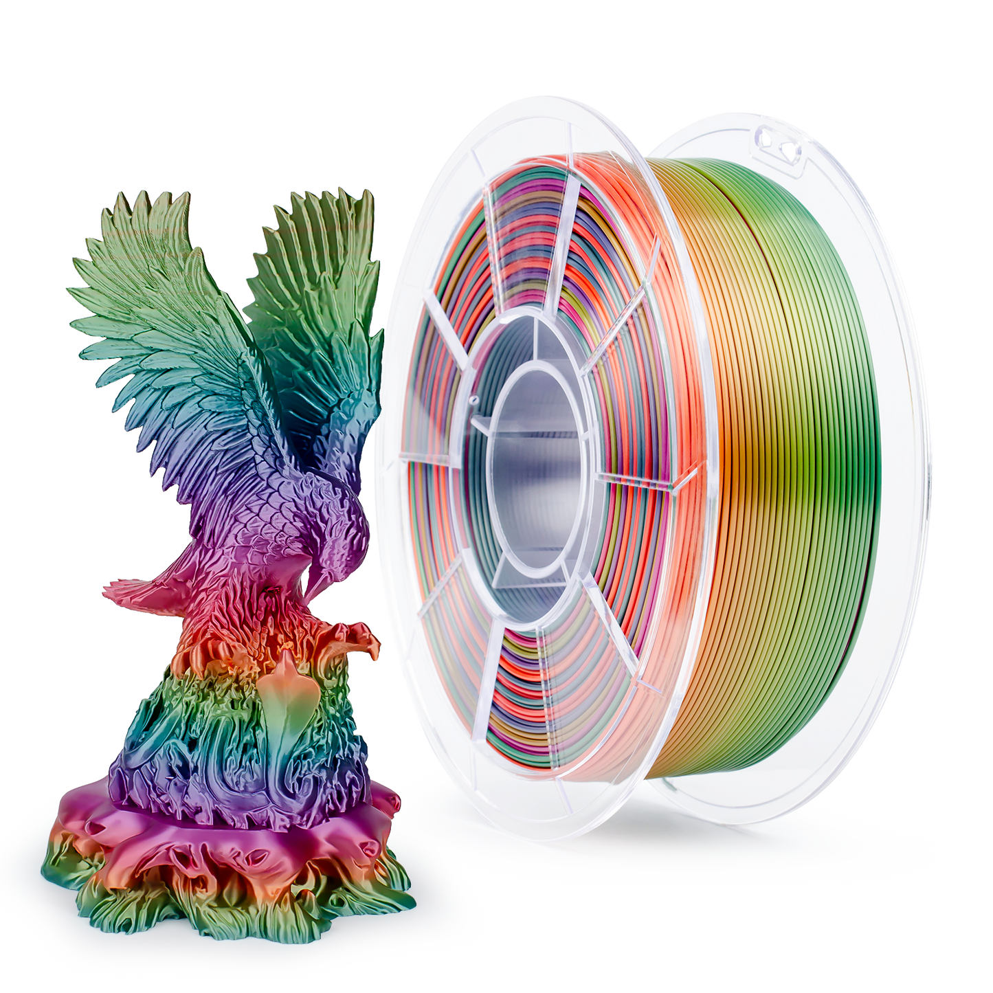 Rainbow Silk Gradient PLA