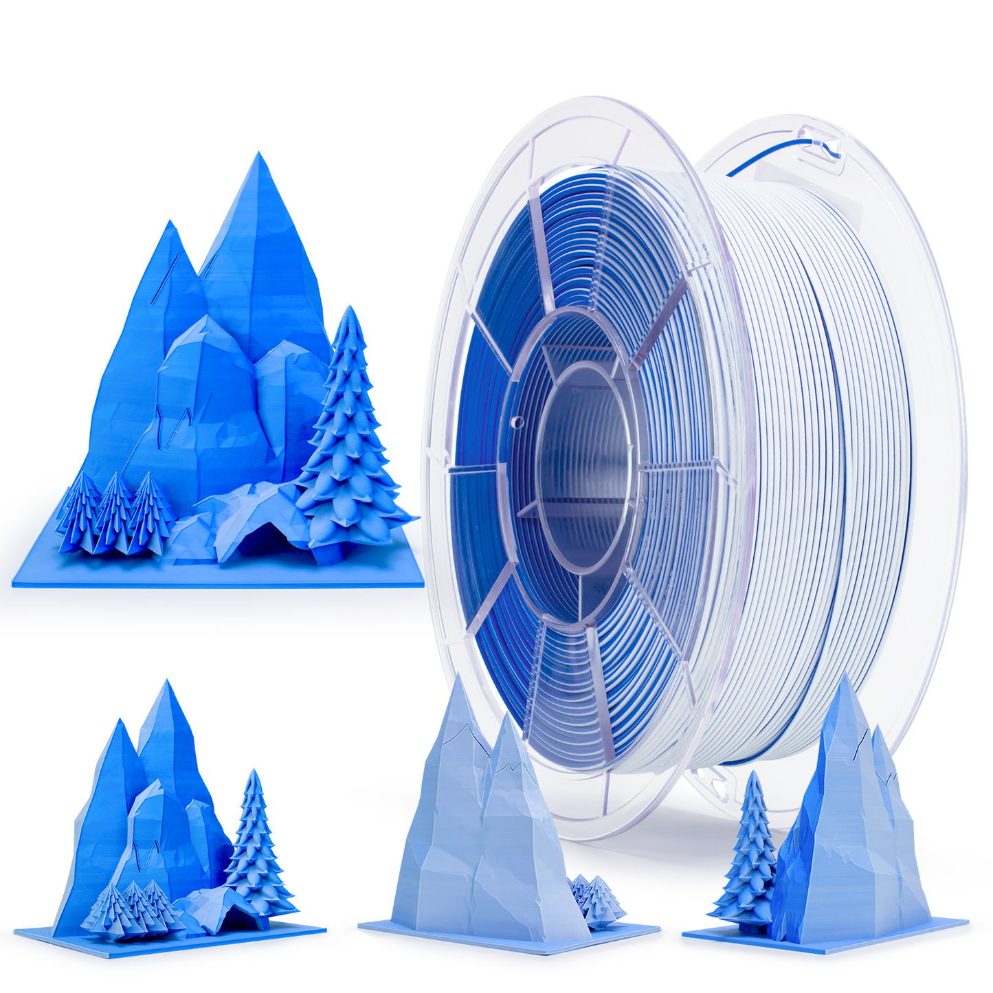 Snow Mountain Tri Colour Matte PLA