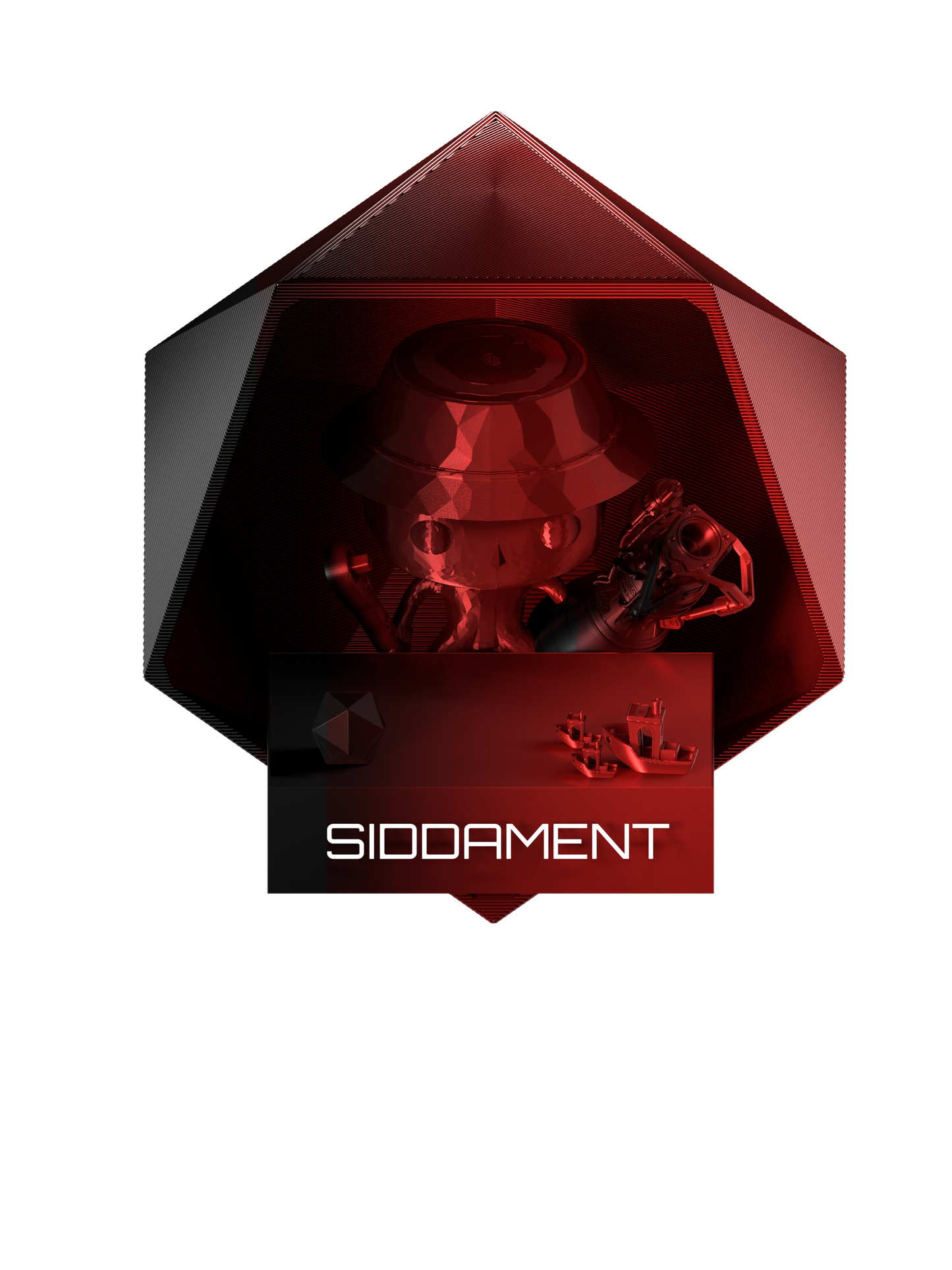 Dual Colour PLA Black/Red