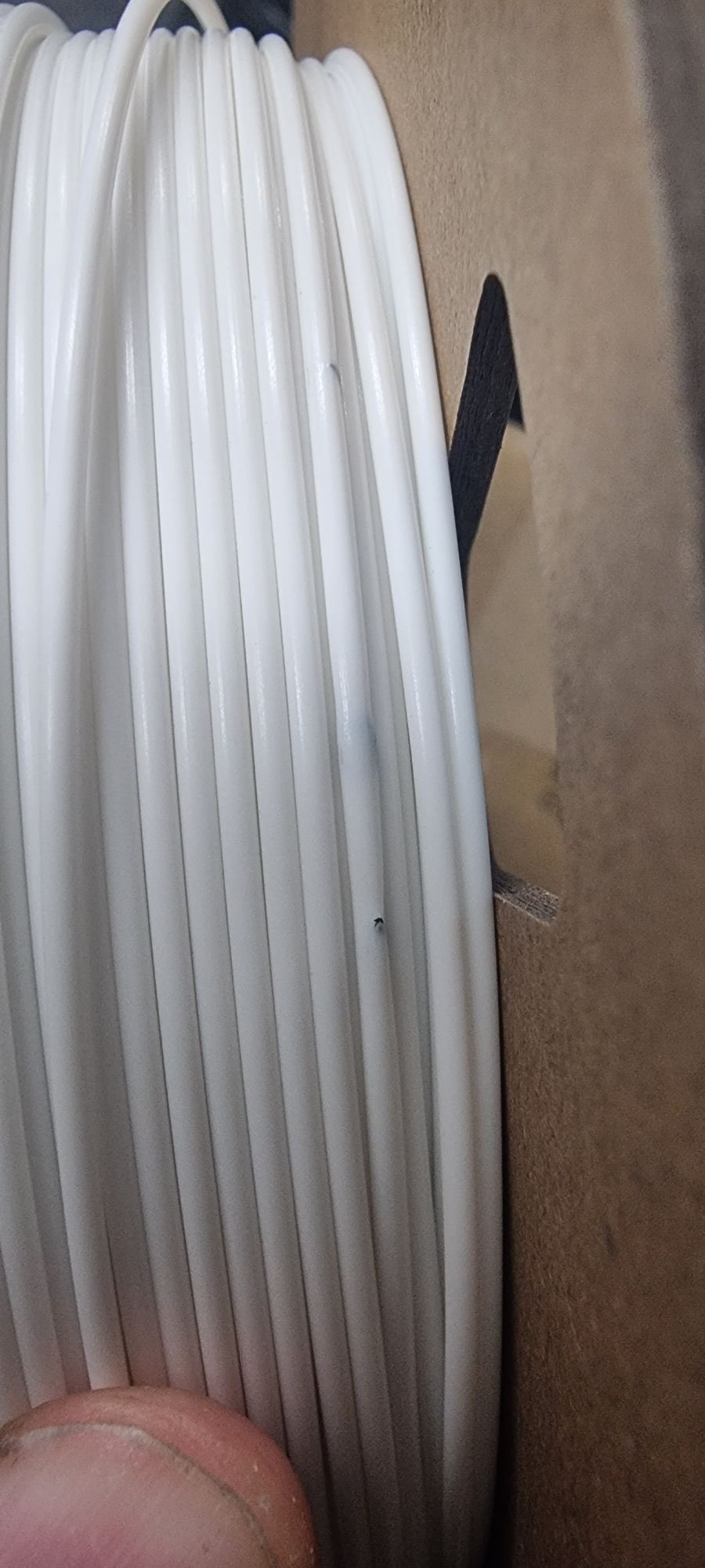 Matte White PLA Potential issues 2/1500 rolls so far