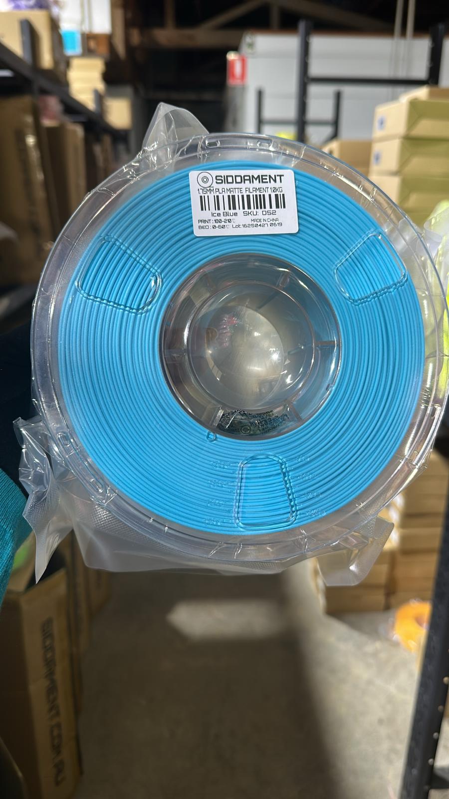 Matte Ice Blue PLA (darker)