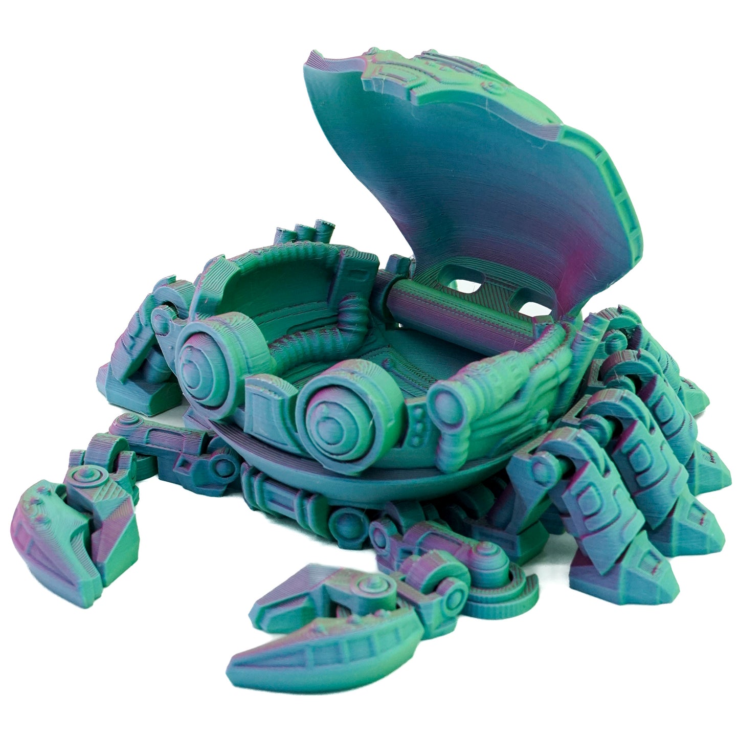 Matte Green/Sky Blue/Fuchsia Tri Colour PLA