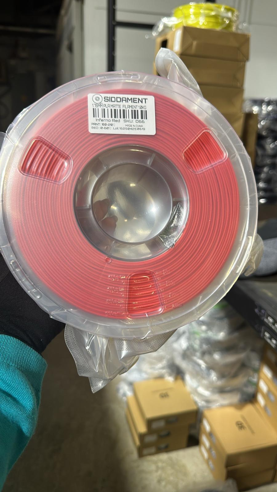 Matte Inferno Red PLA