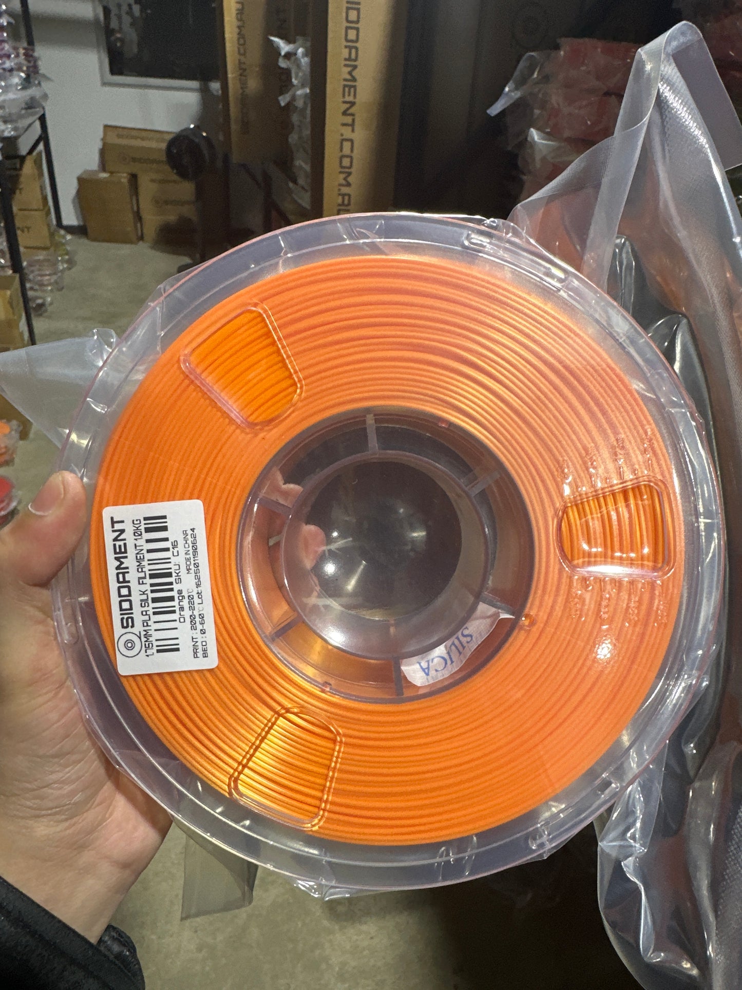 Silk Orange PLA