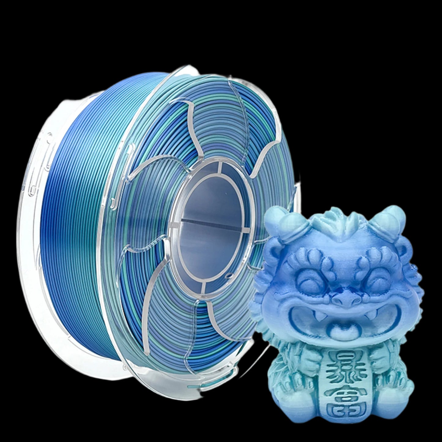 Silk Blue-Green Gradient PLA