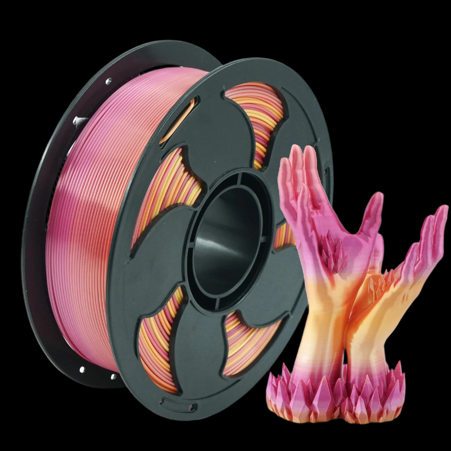 Silk Gold-Red Gradient PLA