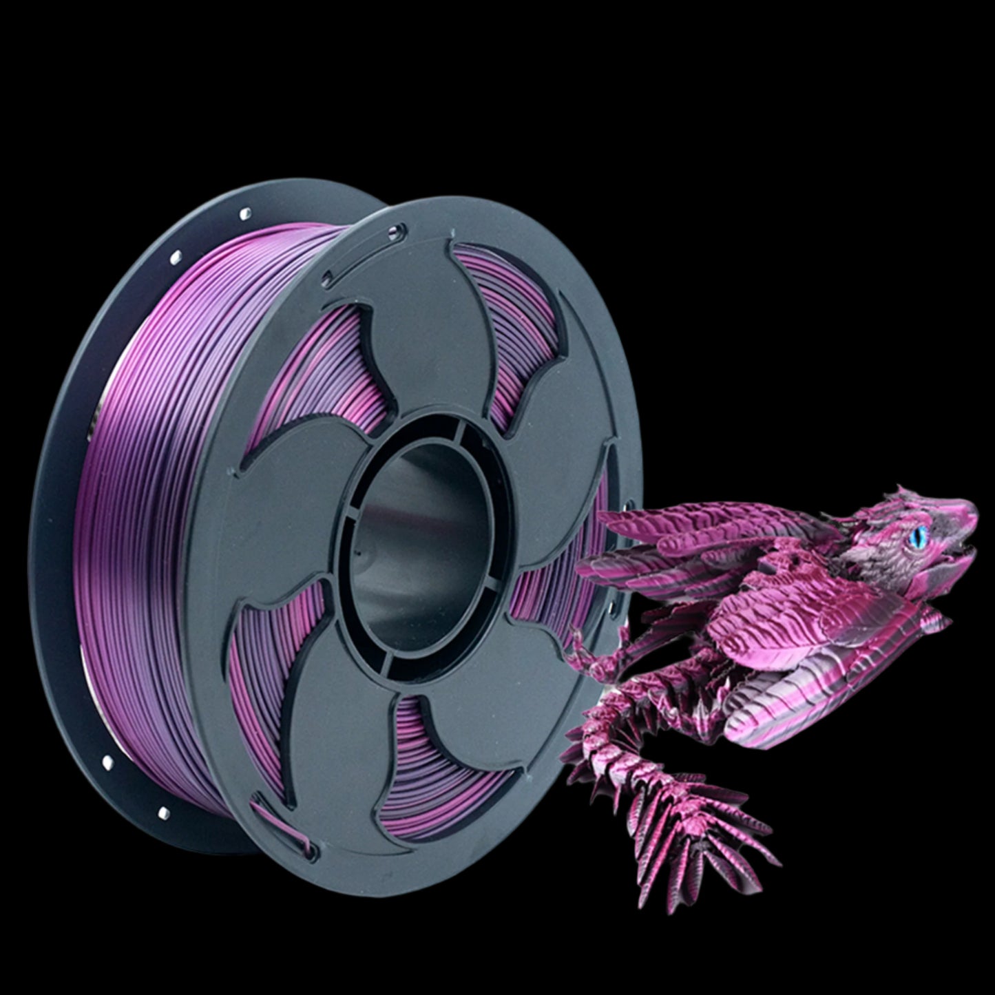 Silk Red-Blue Gradient PLA