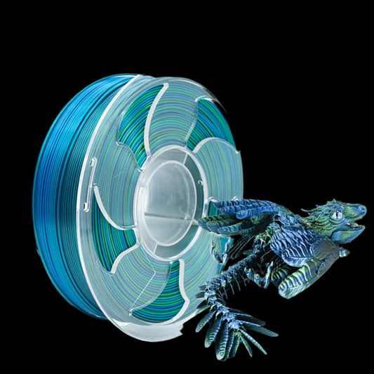 Silk Silver-Blue Gradient PLA