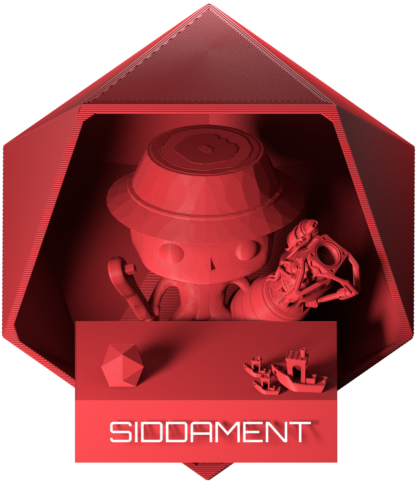 Matte Mil-Walkie Red PLA V2