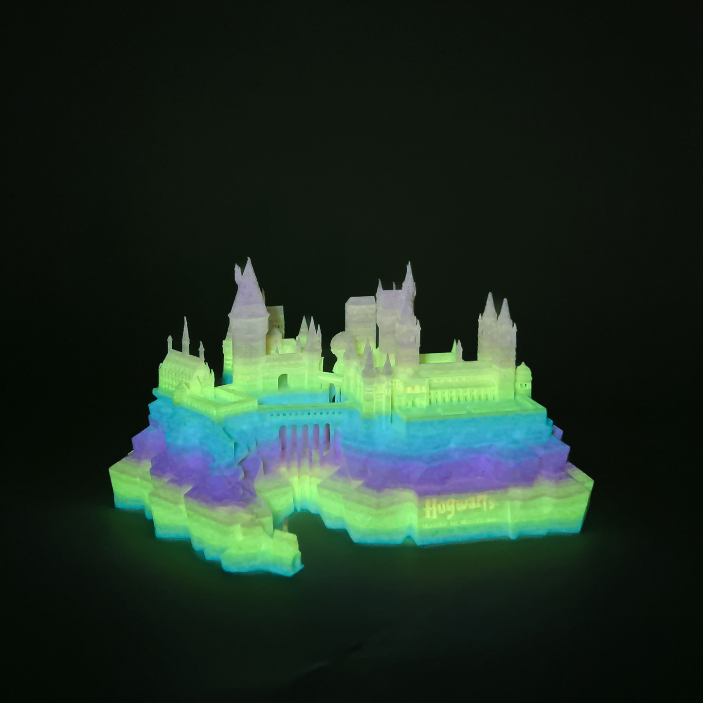 Glowing SILK Rainbow PLA