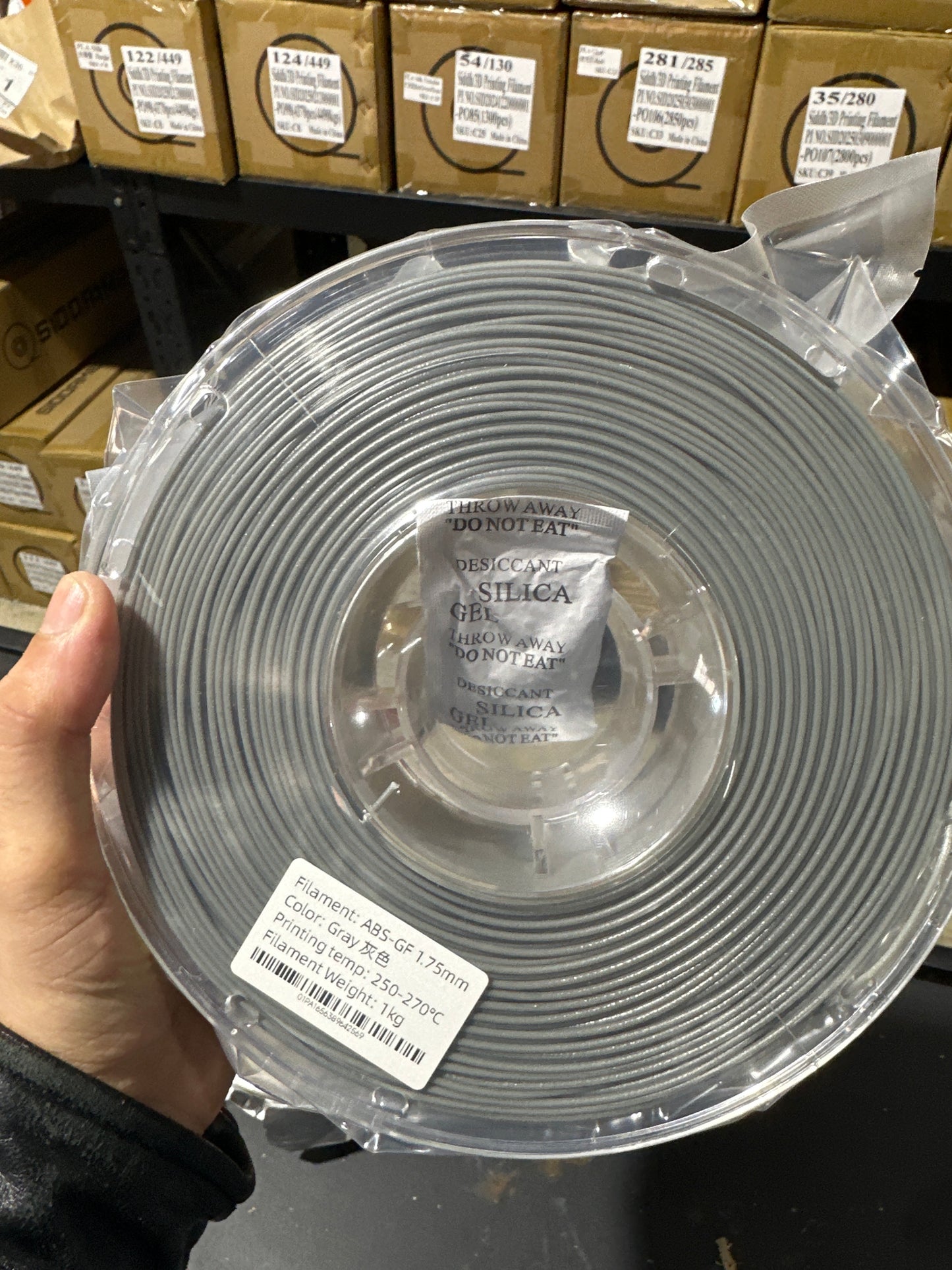 Grey ABS Glass Fiber (GF)