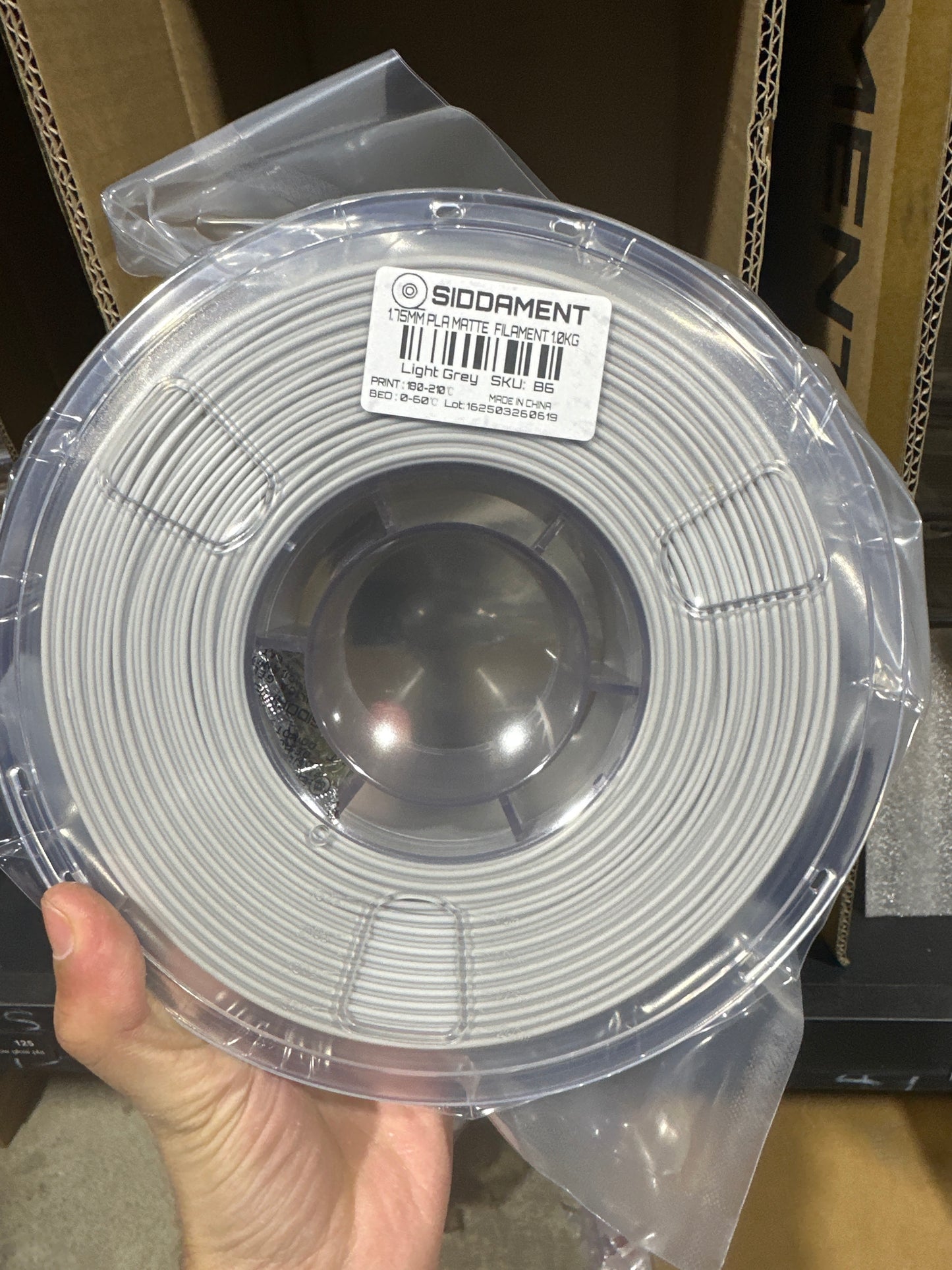 Matte Light Grey PLA