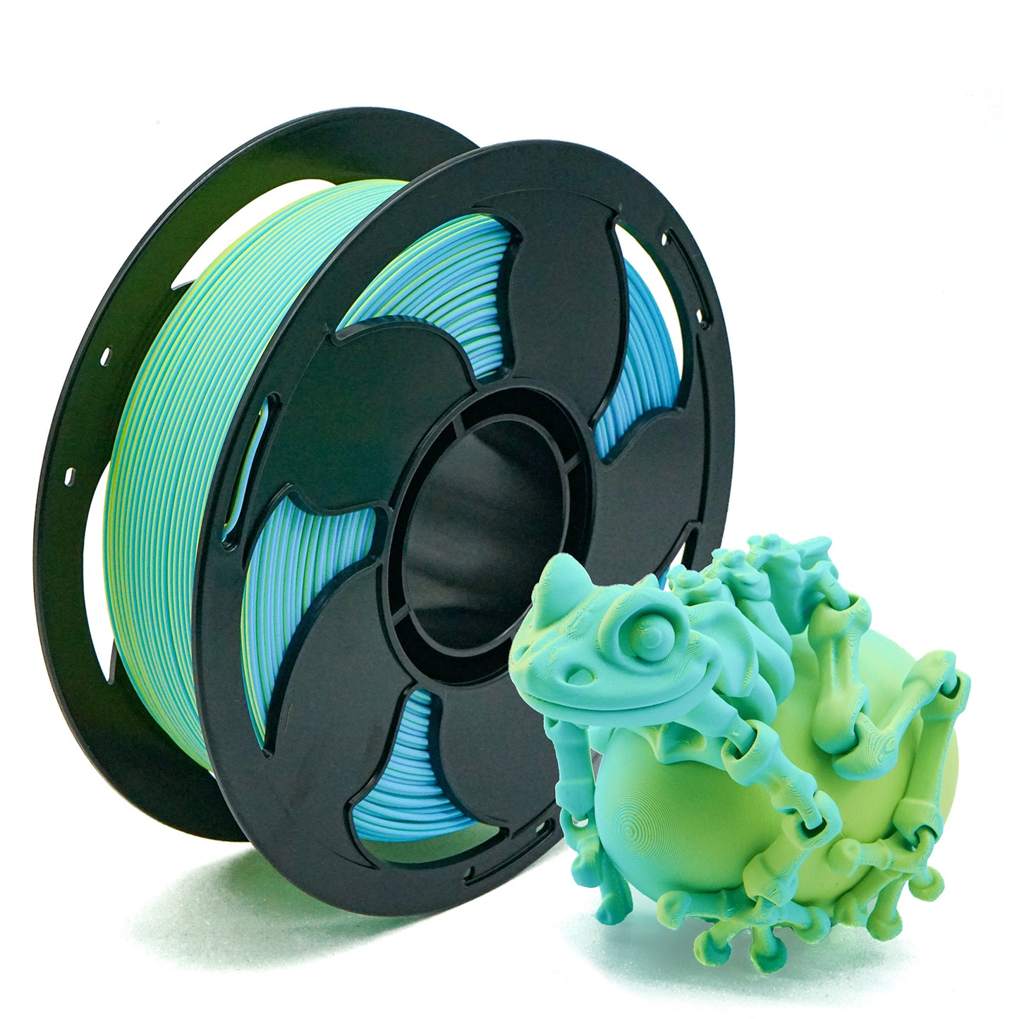 Matte Yellow/Sky Blue Dual colour PLA