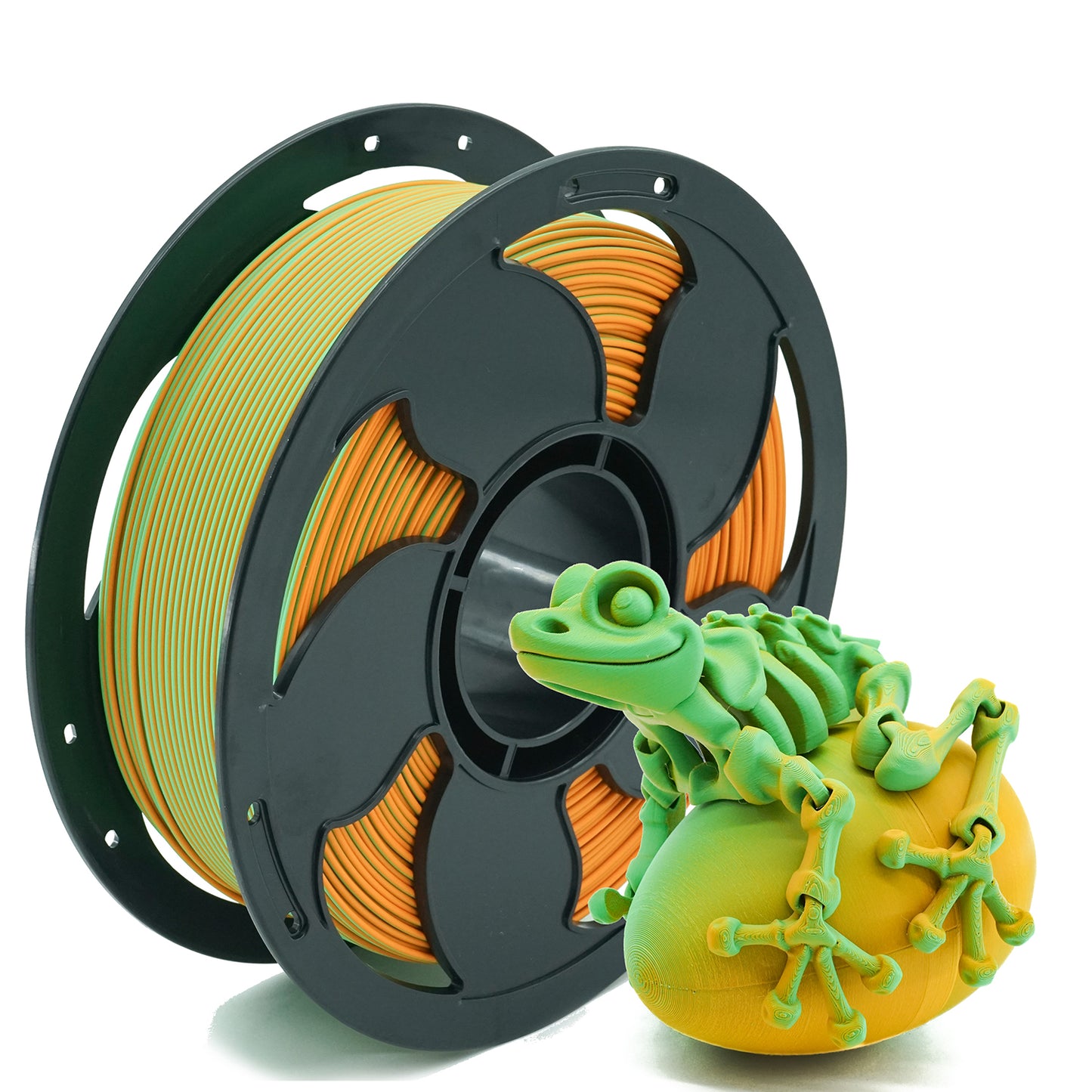 Matte Orange/Green Dual colour PLA