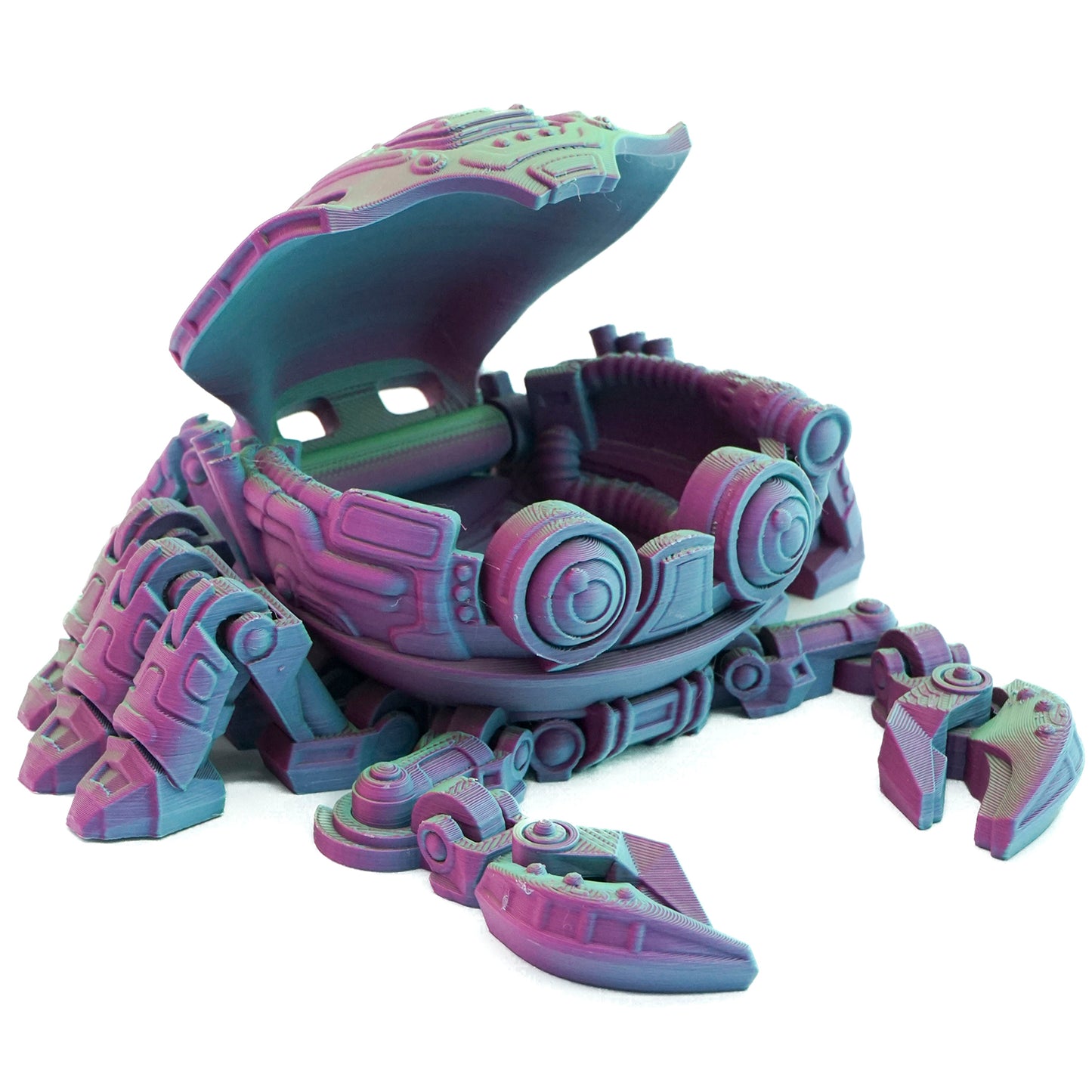 Matte Green/Sky Blue/Fuchsia Tri Colour PLA