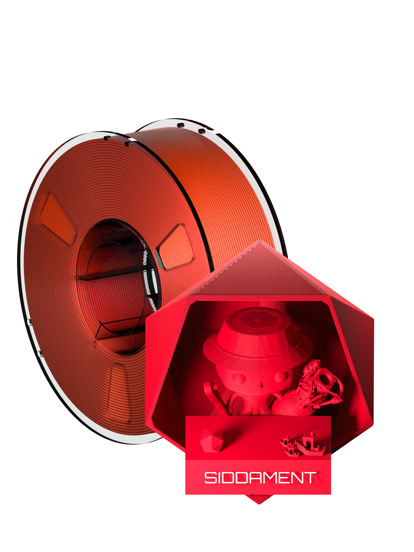 Red ABS Glass Fiber (GF)