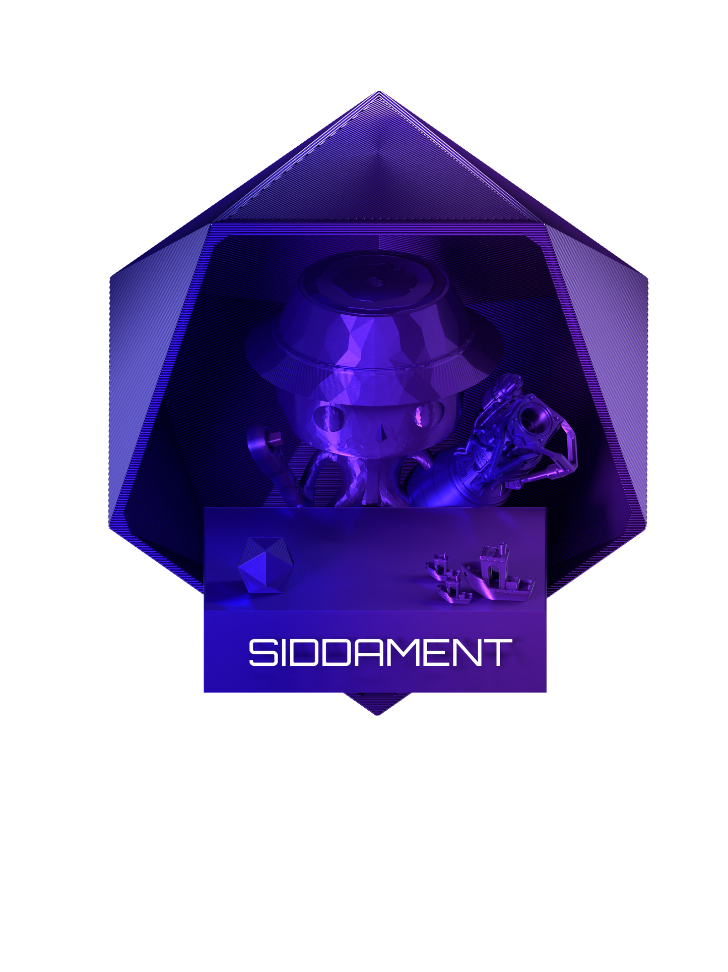 Dual Colour PLA Blue/Purple