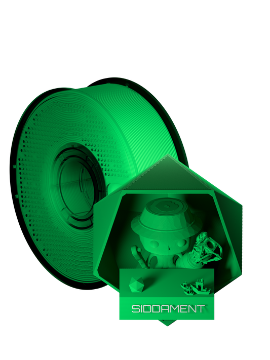 Cool Green Matte PLA V2 filament spool