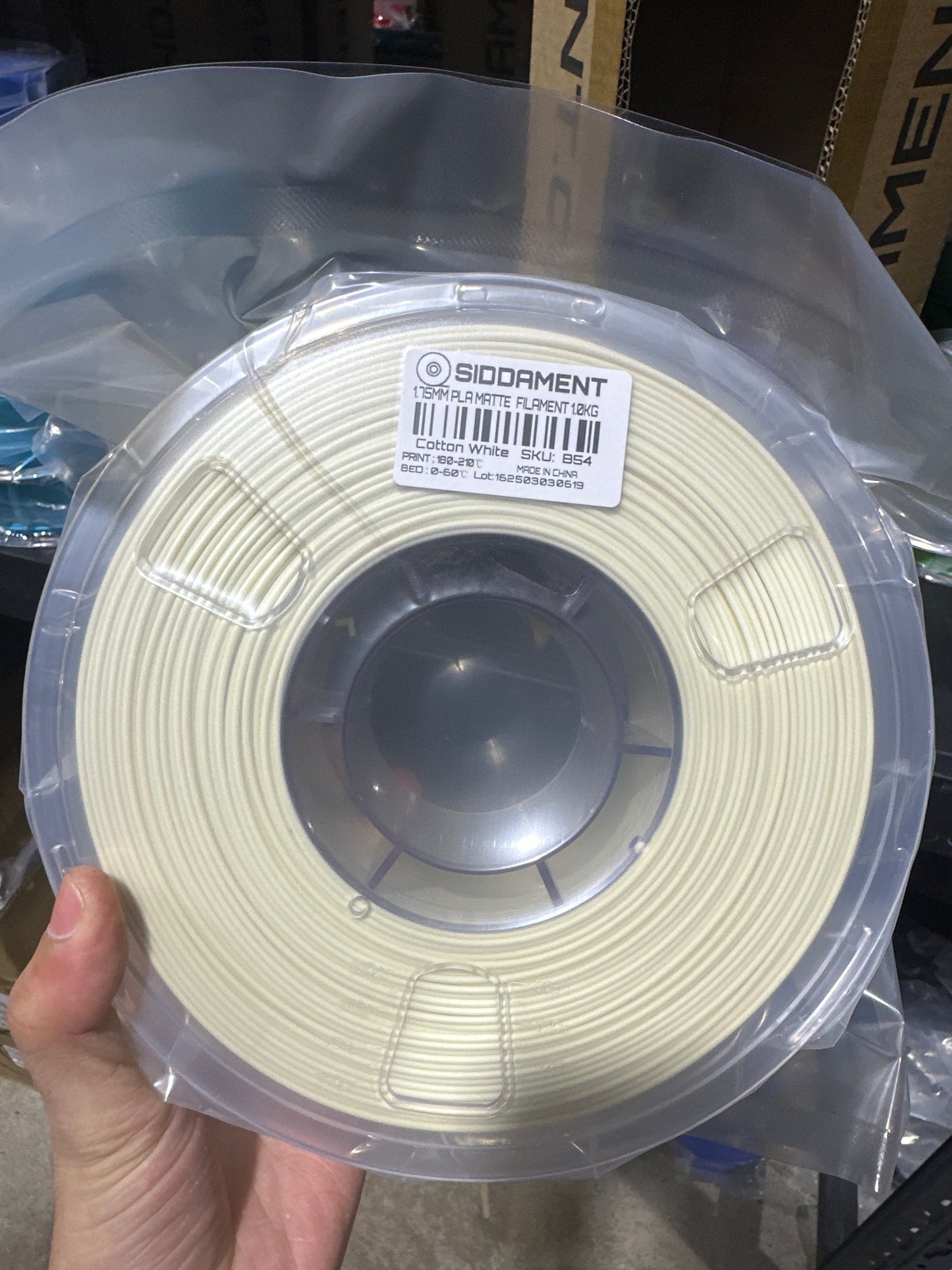 Matte Cotton White PLA