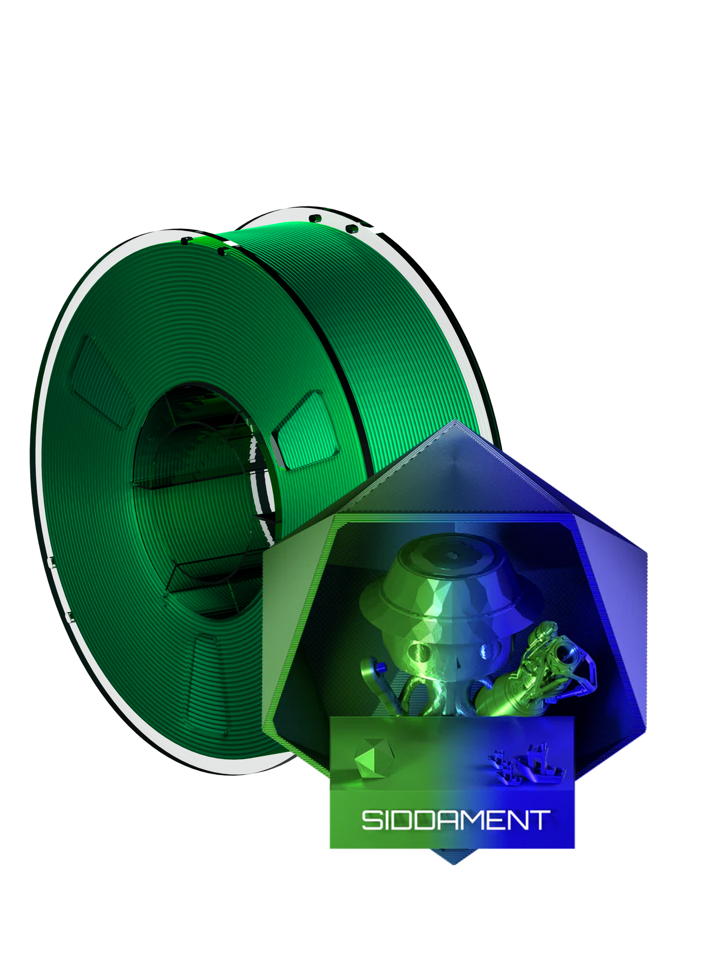 Dualcolour PLA Blue/Green