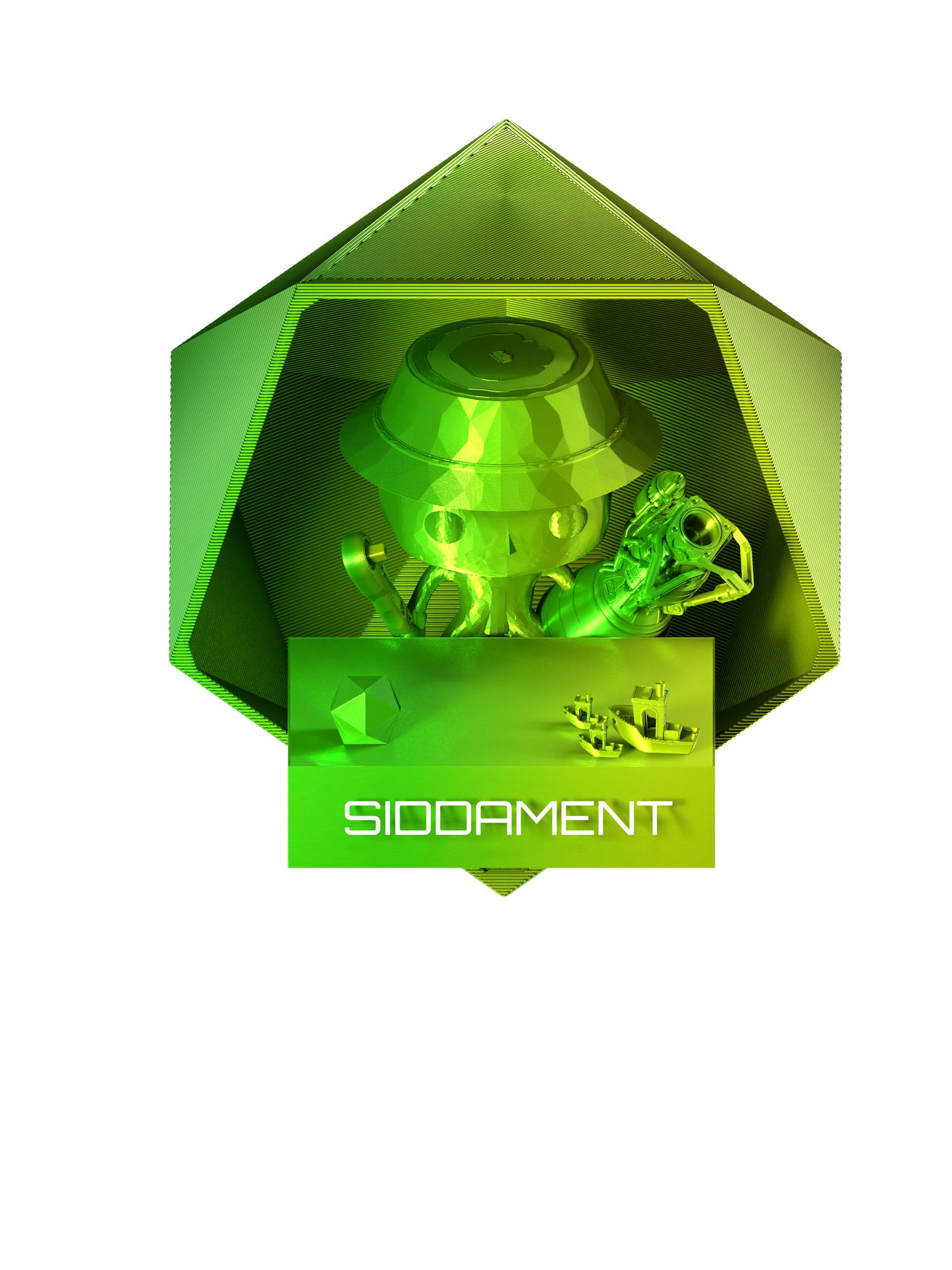 Dualcolour PLA Yellow/Green