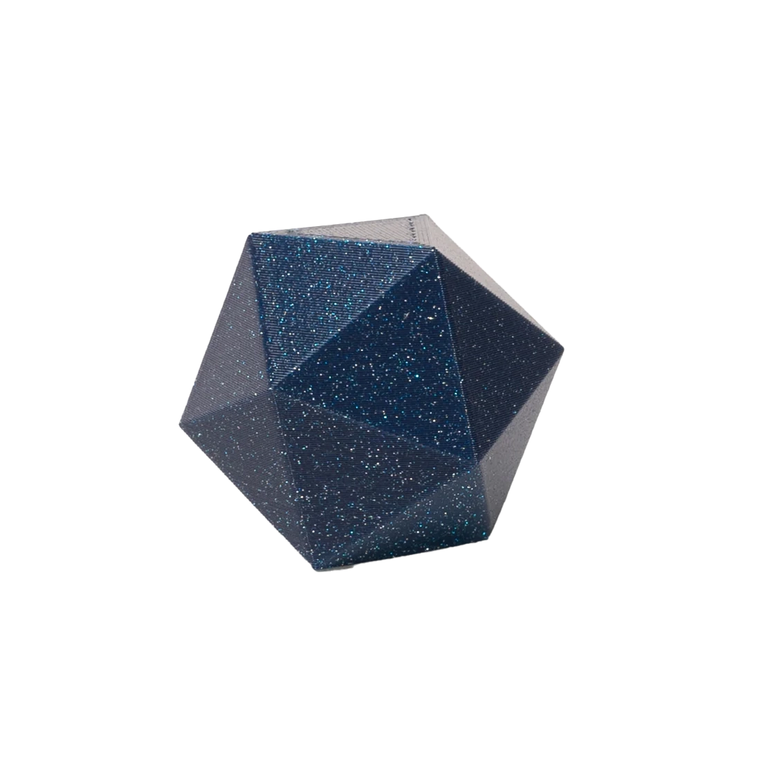 Night Before Blue with Silver Glitter HTPLA