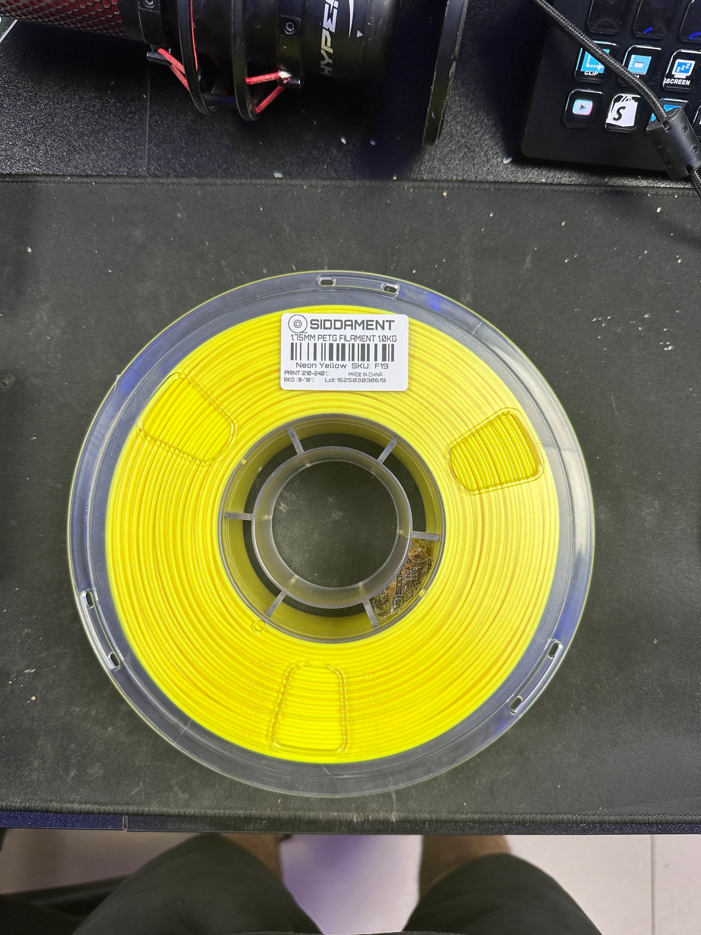 Neon Yellow PETG