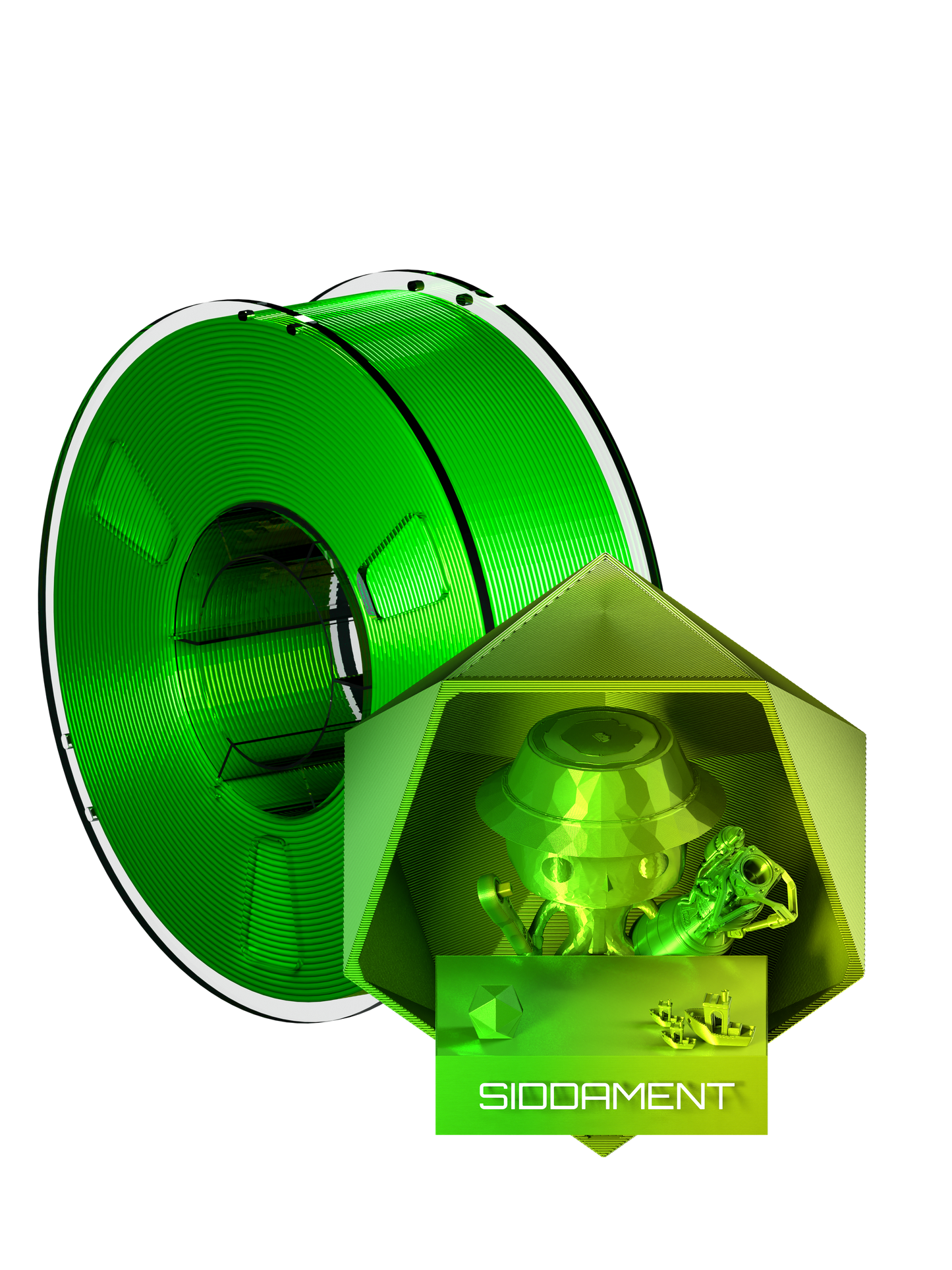 Dualcolour PLA Yellow/Green