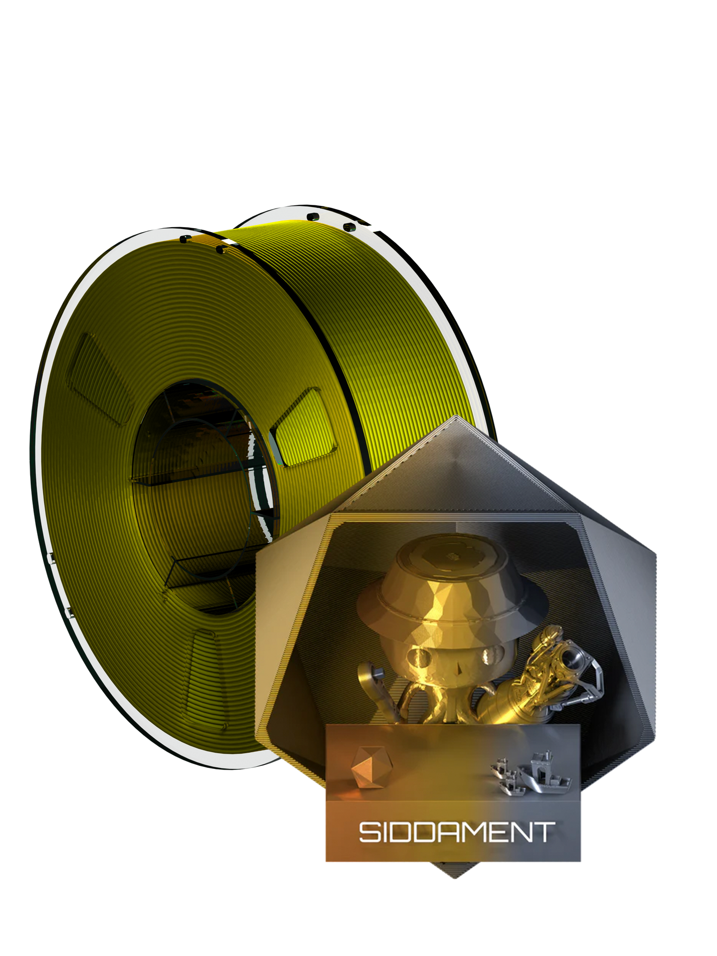 Tricolour PLA Gold/Silver/Copper