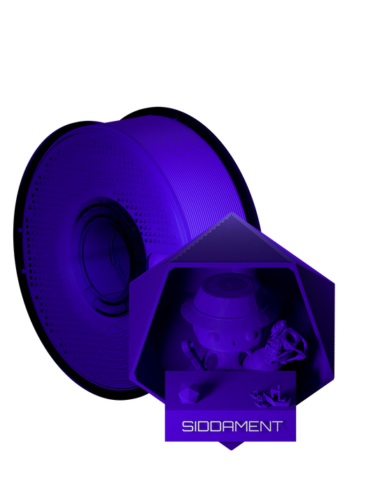 Indigo Blue Matte PLA V2 filament spool