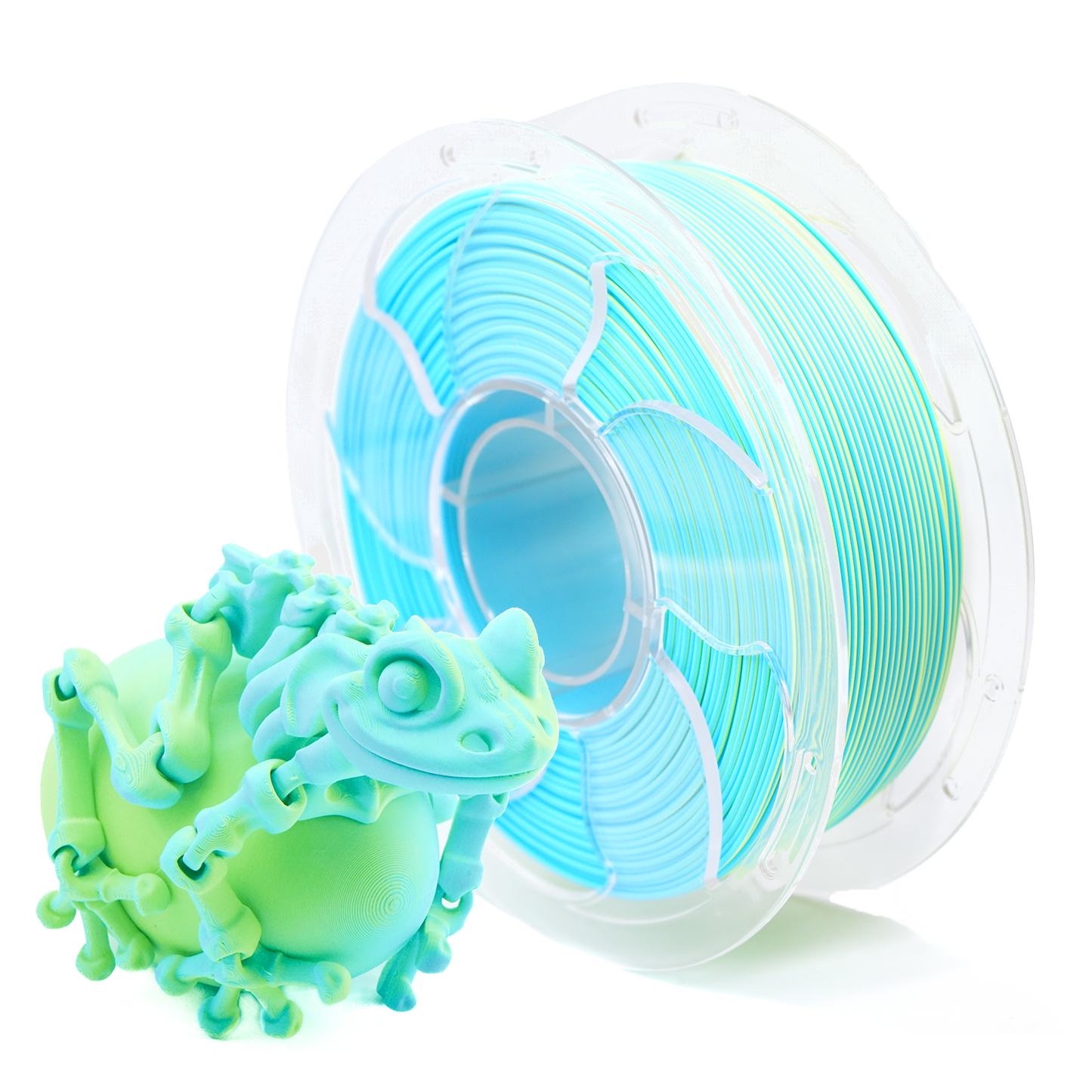 Matte Yellow/Sky Blue Dual colour PLA