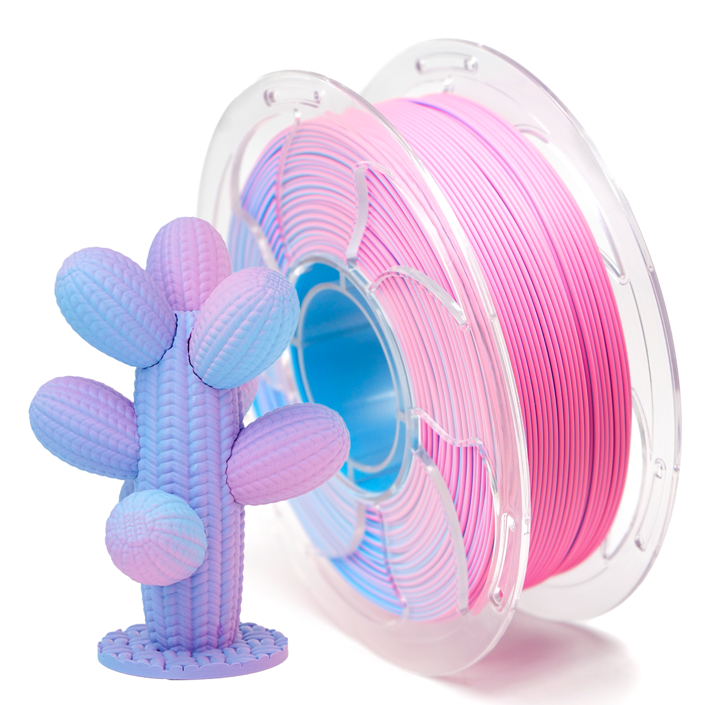 Matte Sky Blue/Purple/Pink Tri Colour PLA