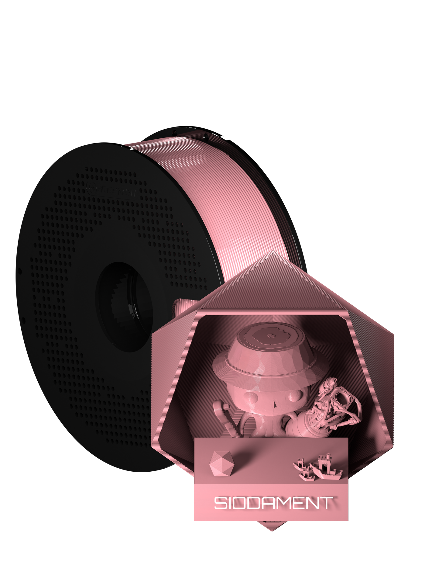 Pink ABS V2 - Transparent