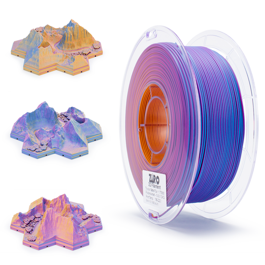 Purple Sunset Tri Colour Matte PLA
