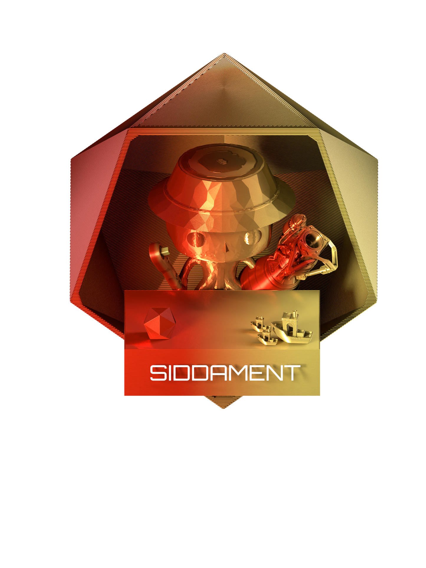 Dualcolour PLA Red/Gold