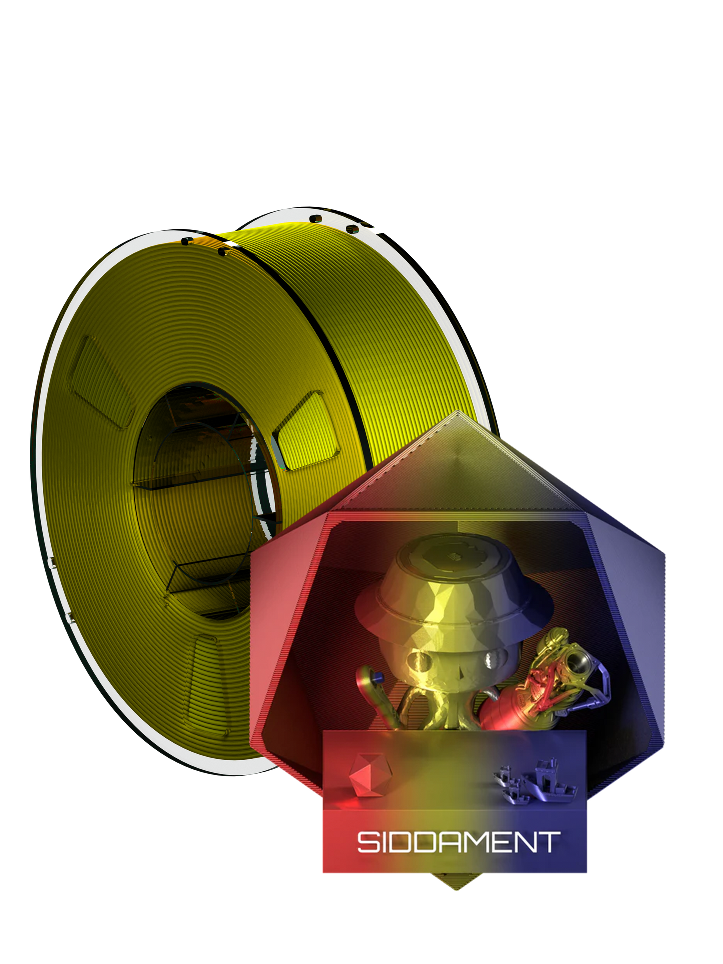 Tricolour PLA Red/Yellow/Blue