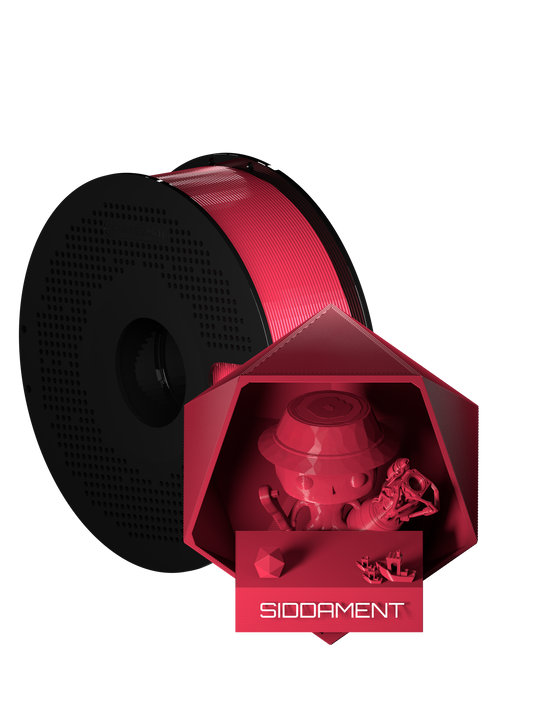 Red (Dark) ABS V2 - Transparent