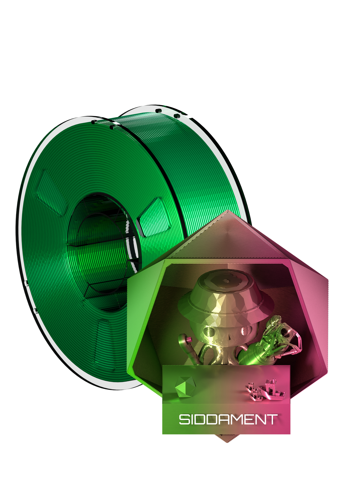 Dualcolour PLA Red/Green