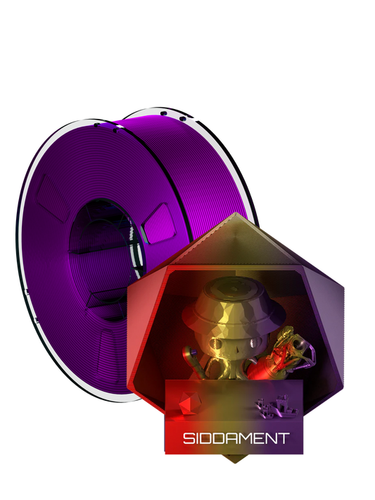 Tricolour PLA Red/Gold/Purple