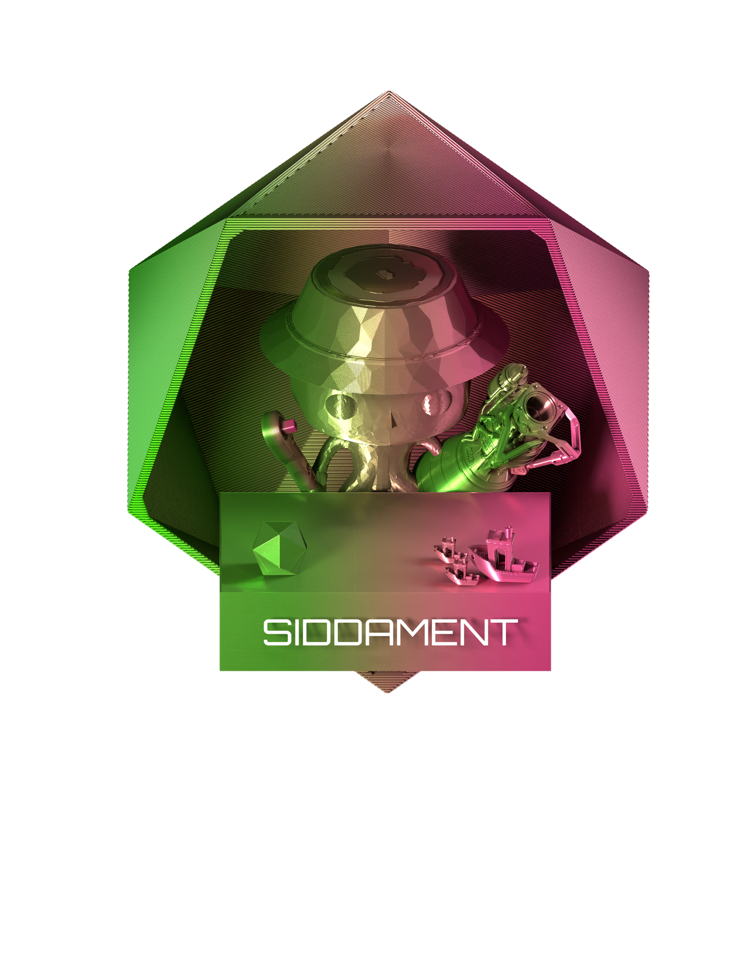 Dualcolour PLA Red/Green