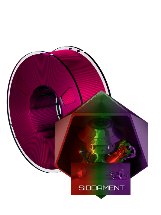 Tricolour PLA Red/Green/Purple