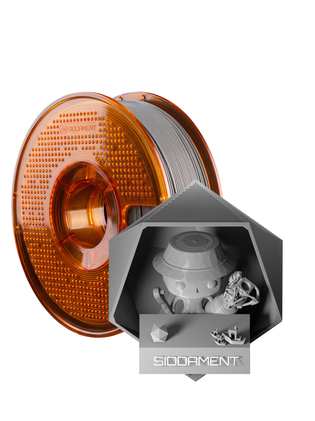 Silver ABS V2 on the orange Ultralline spool