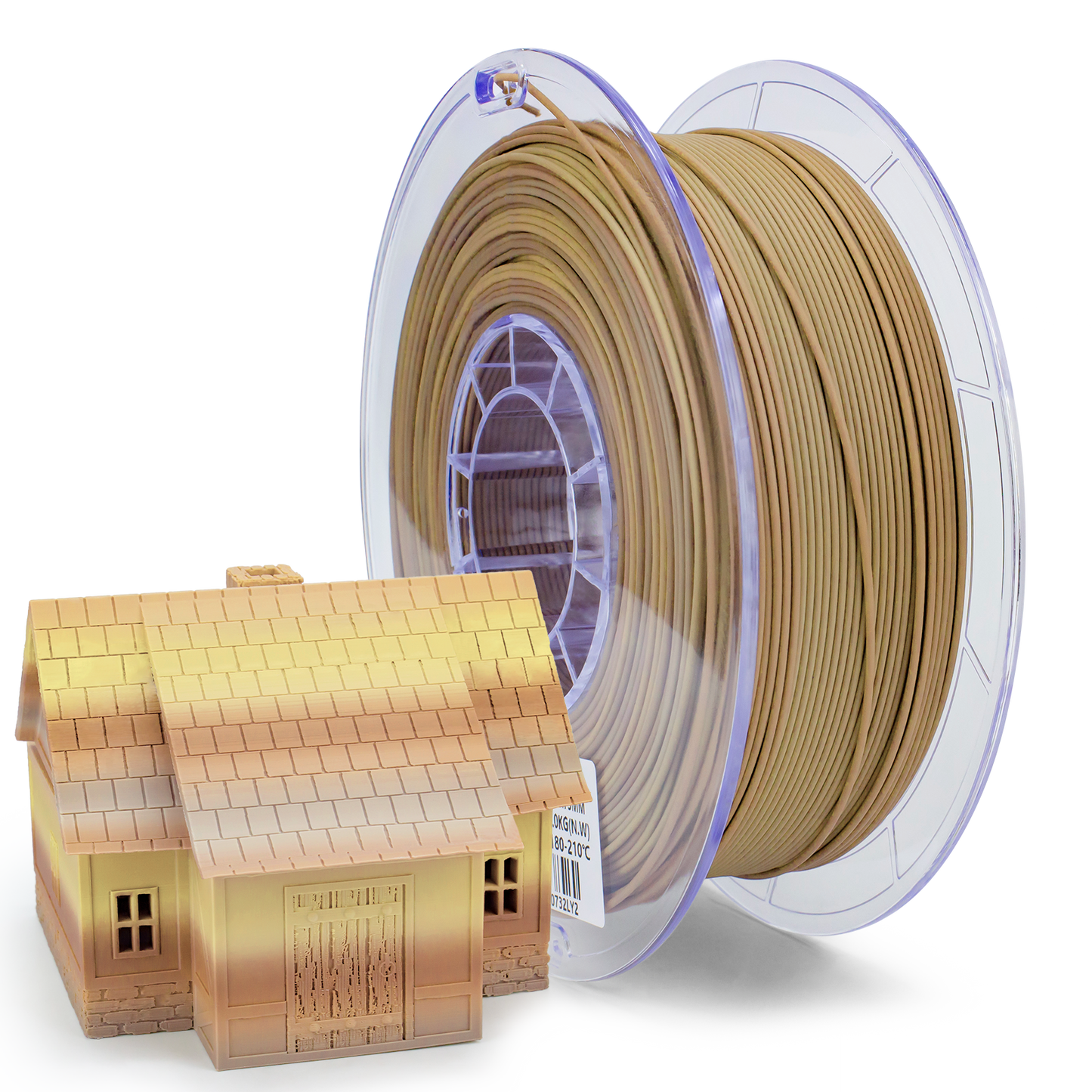 Wood grain Matte Gradient PLA