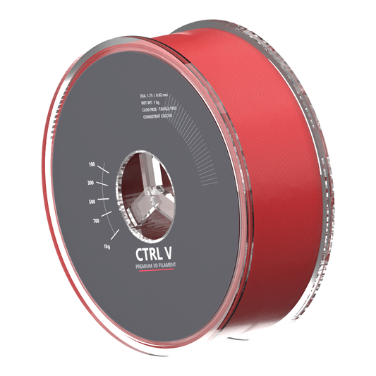 ABS Pro Red 3D printer filament spool