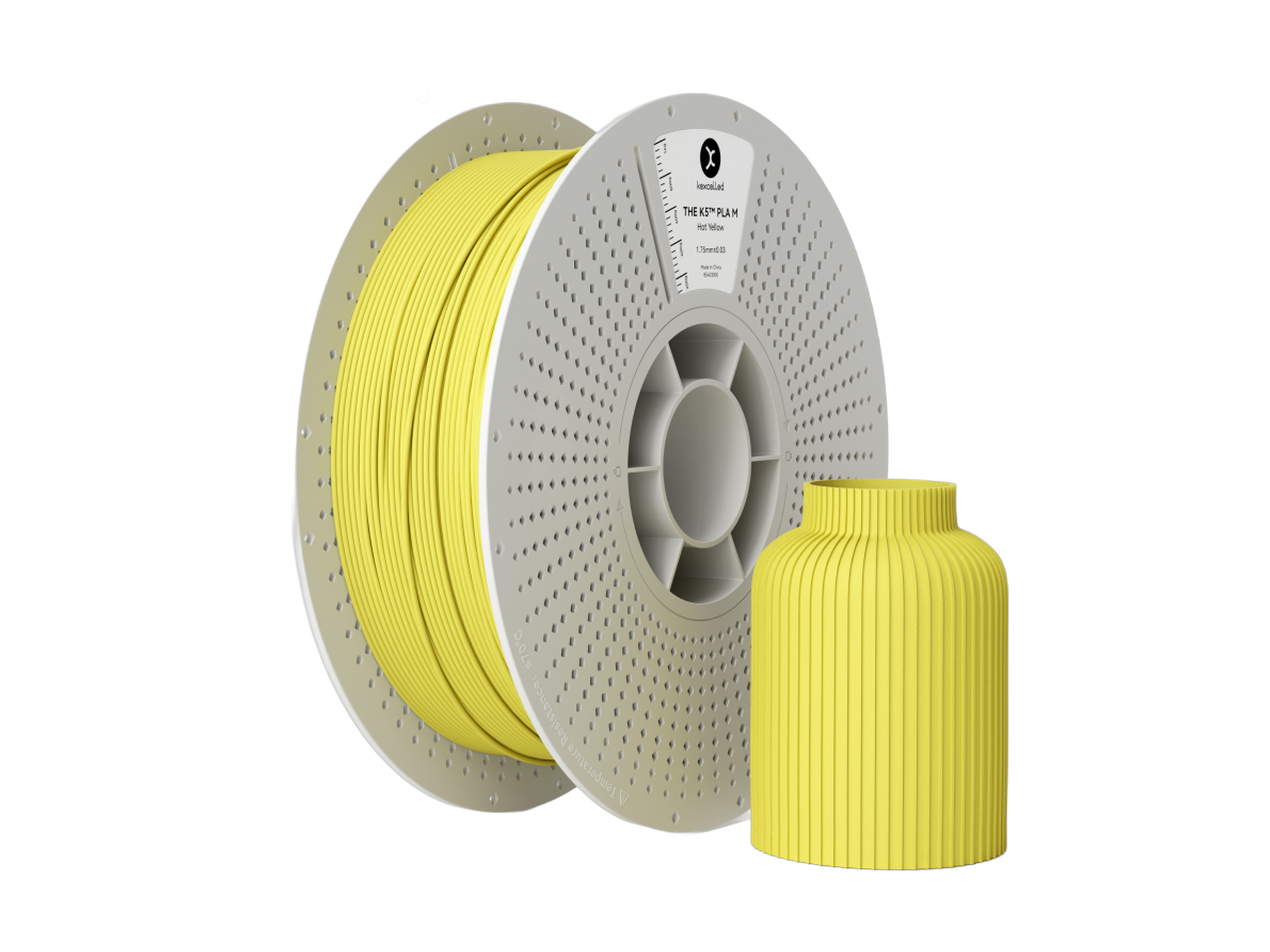 Matte Hot Yellow PLA V4